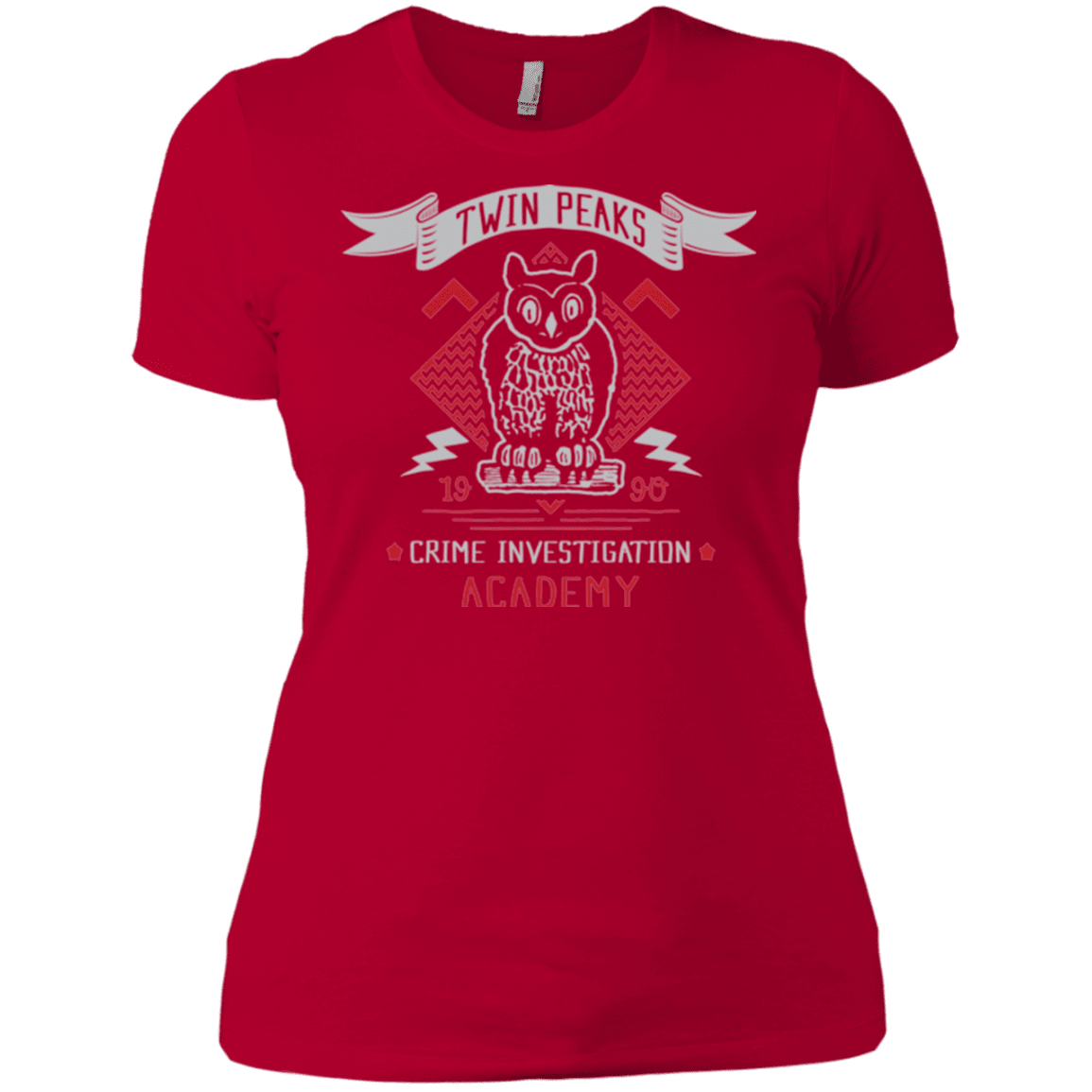 T-Shirts Red / X-Small Twin Peaks Academy Women's Premium T-Shirt