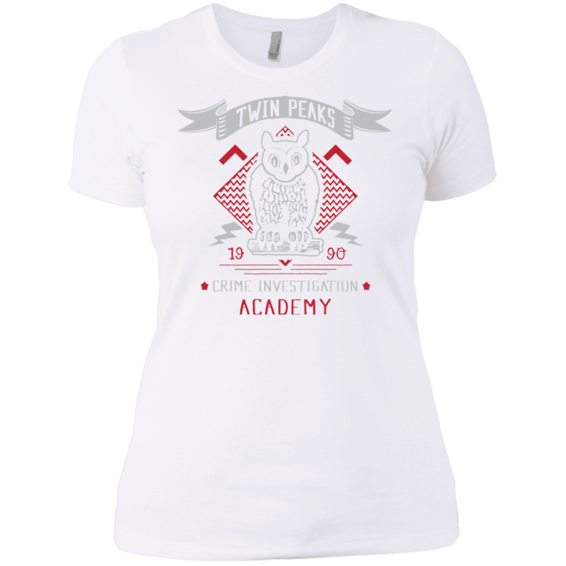 T-Shirts White / X-Small Twin Peaks Academy Women's Premium T-Shirt