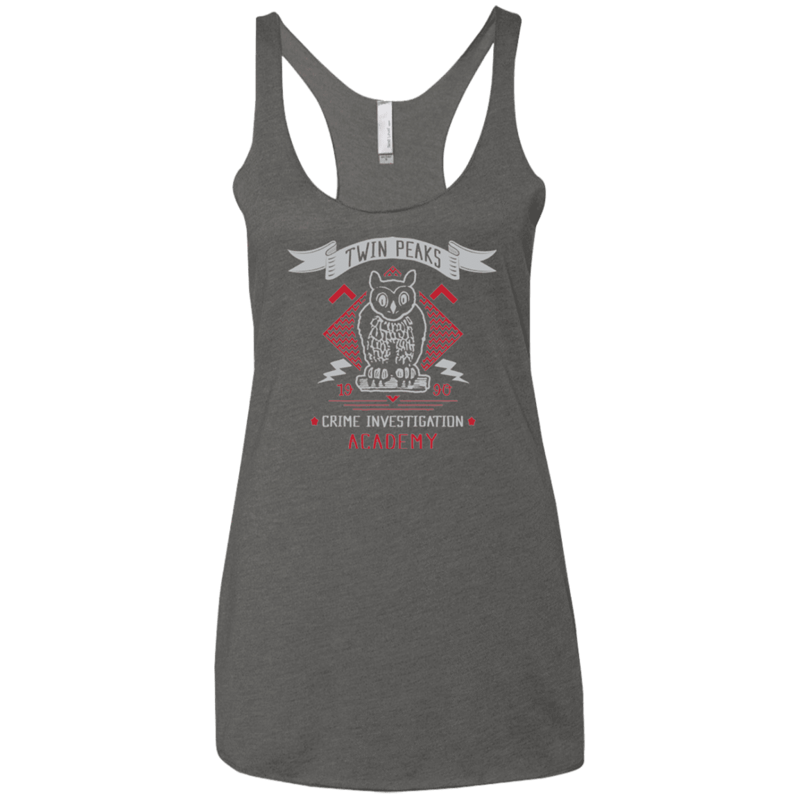 T-Shirts Premium Heather / X-Small Twin Peaks Academy Women's Triblend Racerback Tank