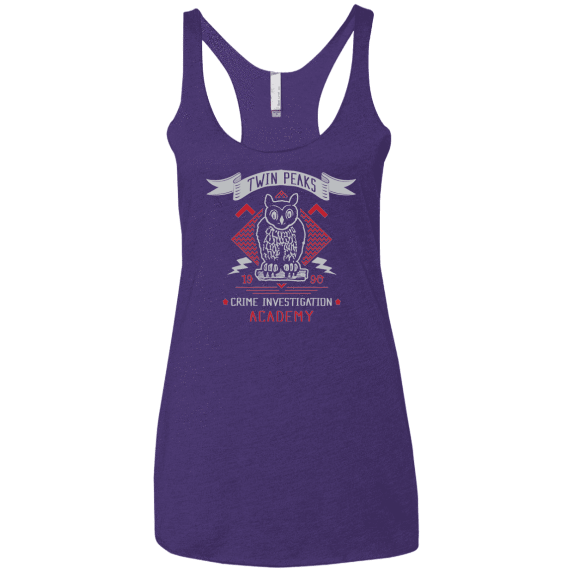 T-Shirts Purple / X-Small Twin Peaks Academy Women's Triblend Racerback Tank