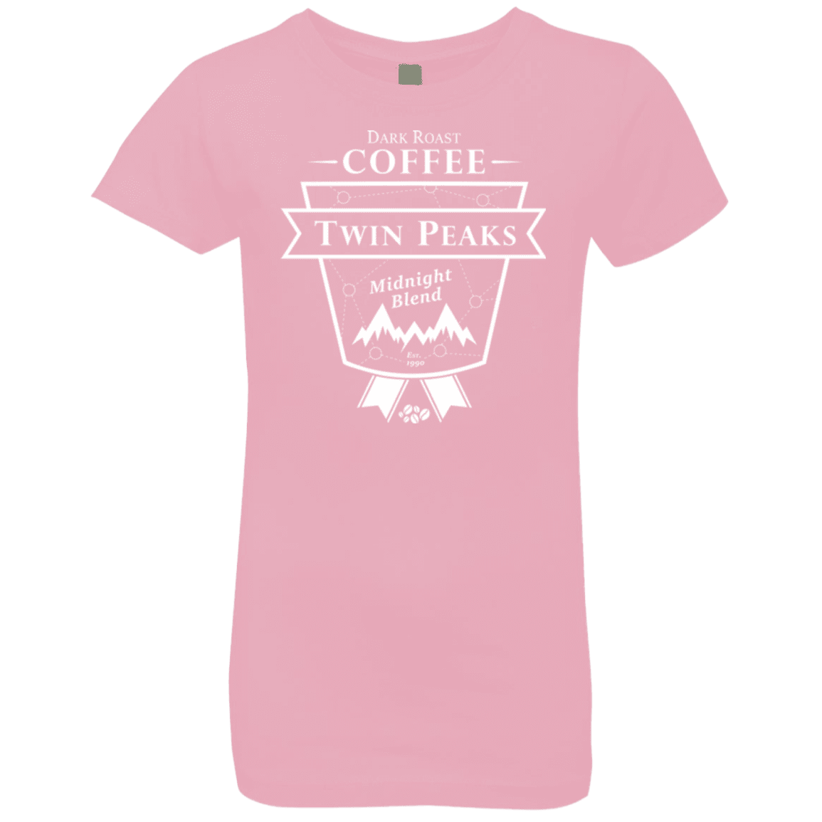 T-Shirts Light Pink / YXS Twin Peaks Dark Roast Girls Premium T-Shirt