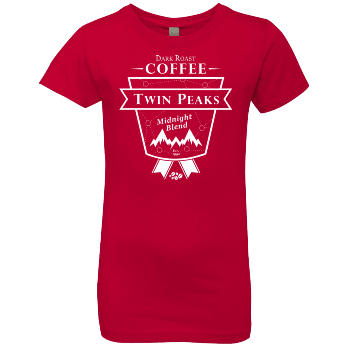 T-Shirts Red / YXS Twin Peaks Dark Roast Girls Premium T-Shirt