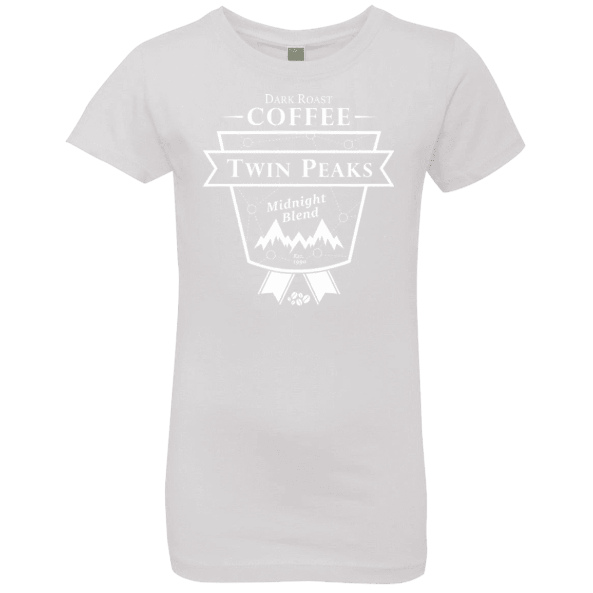 T-Shirts White / YXS Twin Peaks Dark Roast Girls Premium T-Shirt