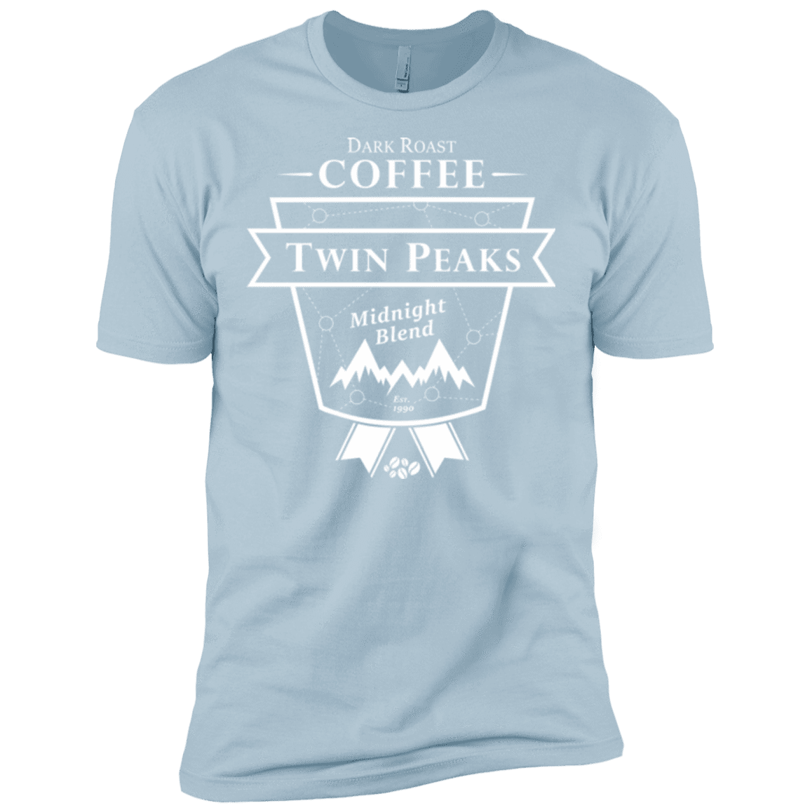 T-Shirts Light Blue / X-Small Twin Peaks Dark Roast Men's Premium T-Shirt