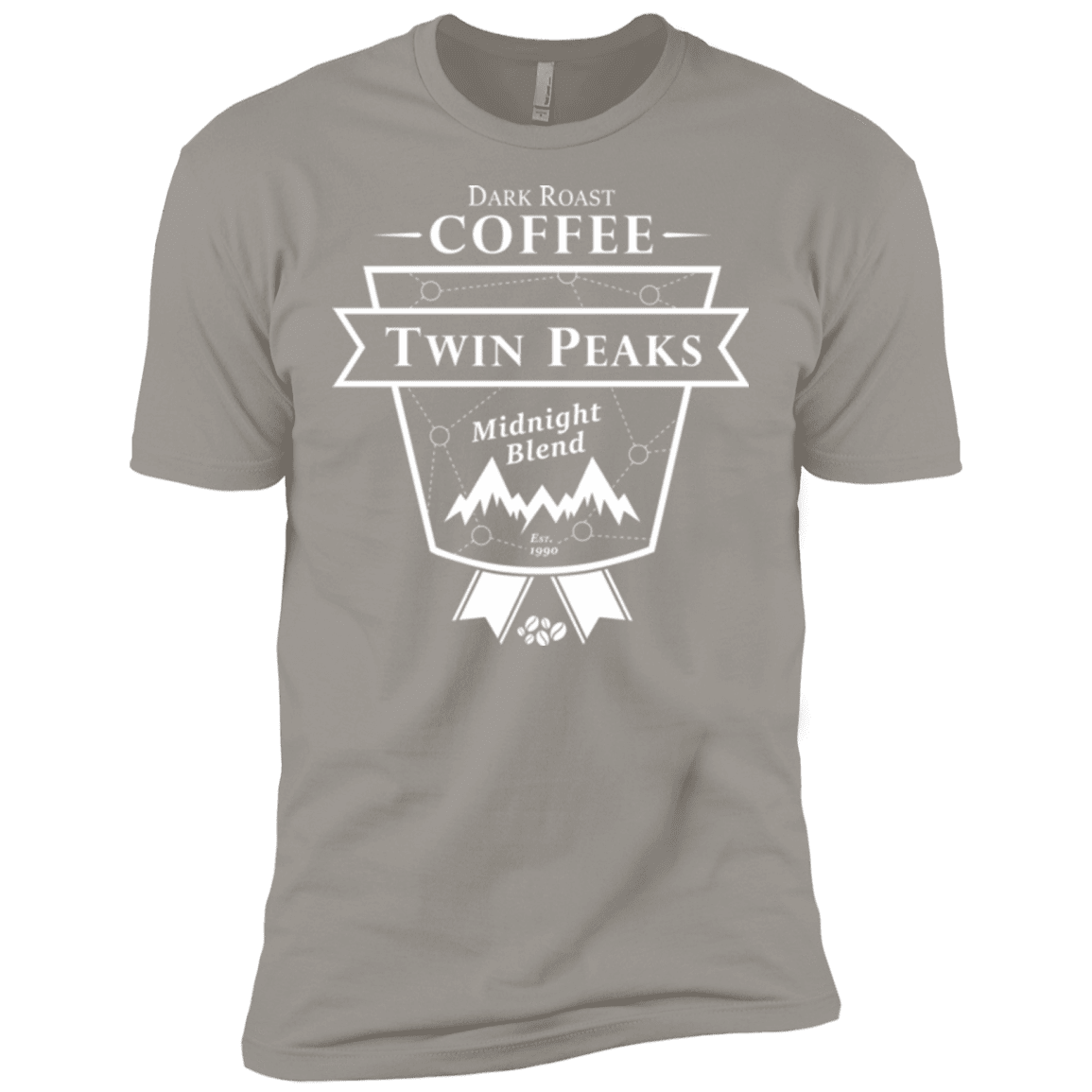 T-Shirts Light Grey / X-Small Twin Peaks Dark Roast Men's Premium T-Shirt
