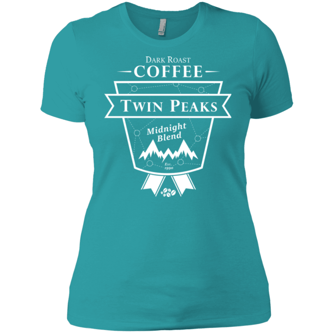 T-Shirts Tahiti Blue / X-Small Twin Peaks Dark Roast Women's Premium T-Shirt