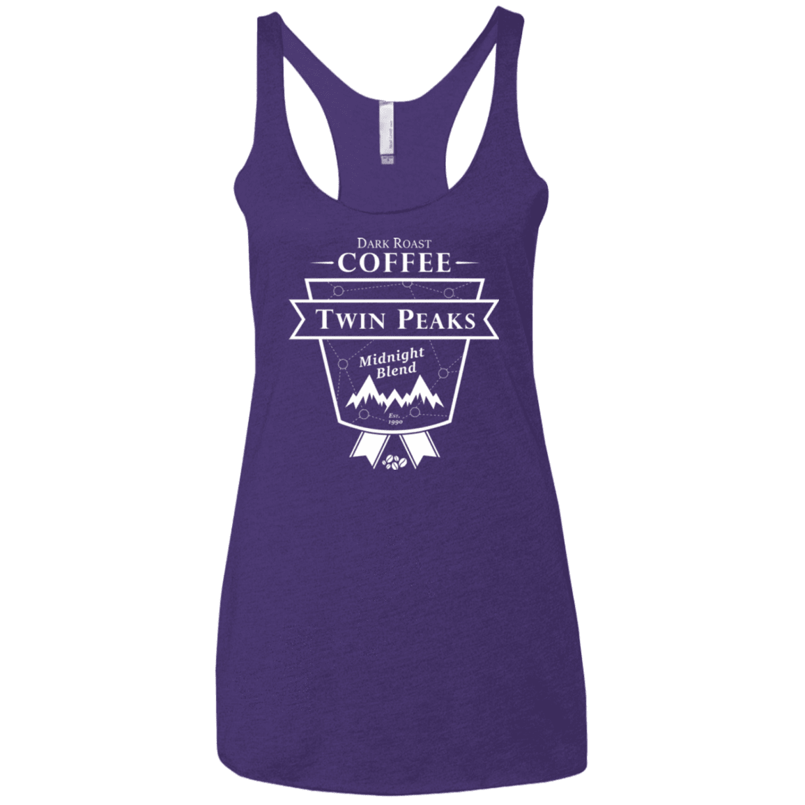 Twin Peaks Dark Roast Women's Triblend Racerback Tank