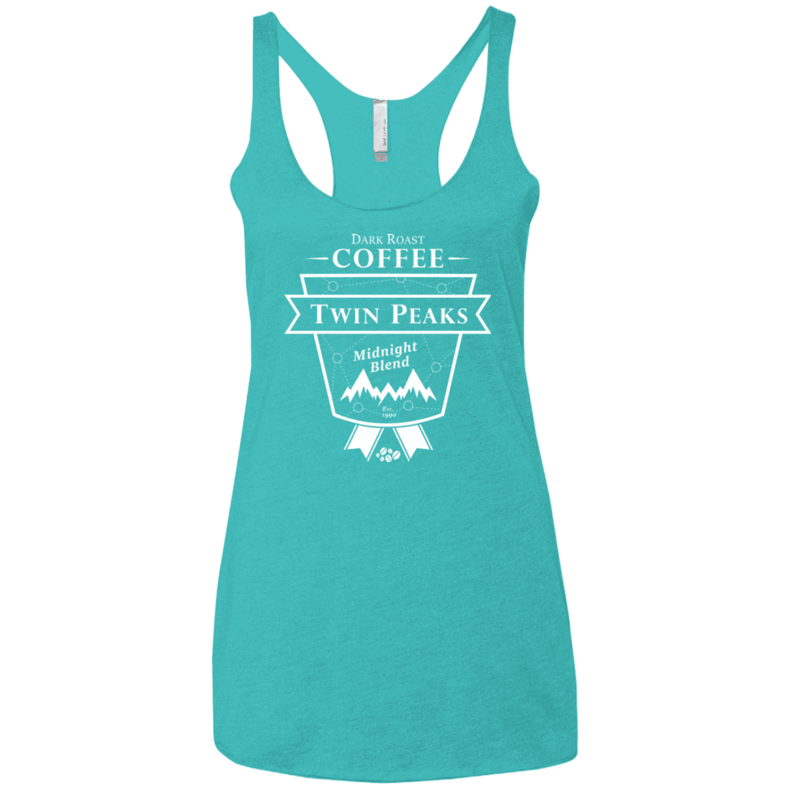 Twin Peaks Dark Roast Women's Triblend Racerback Tank