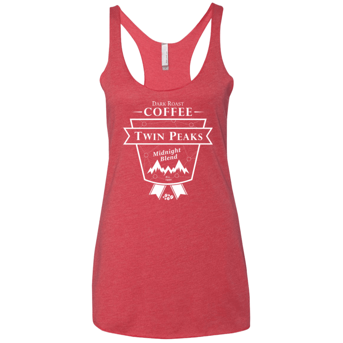 Twin Peaks Dark Roast Women's Triblend Racerback Tank
