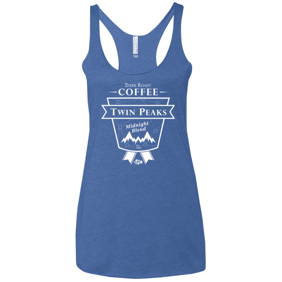Twin Peaks Dark Roast Women's Triblend Racerback Tank