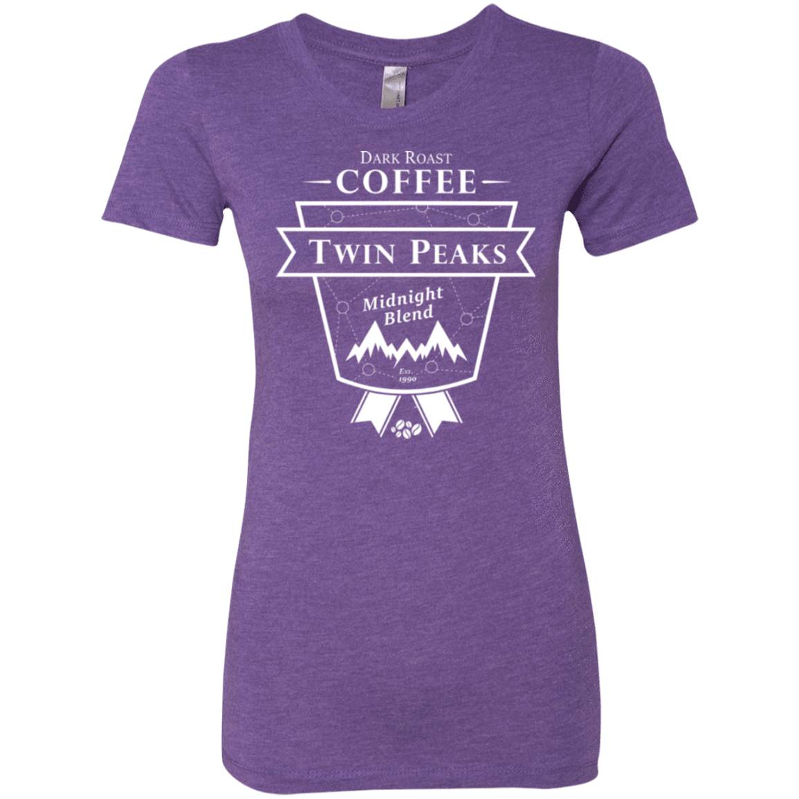 T-Shirts Purple Rush / Small Twin Peaks Dark Roast Women's Triblend T-Shirt