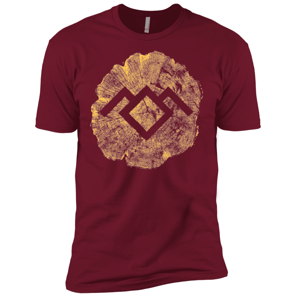 T-Shirts Cardinal / X-Small TWIN PEAKS LOG Men's Premium T-Shirt