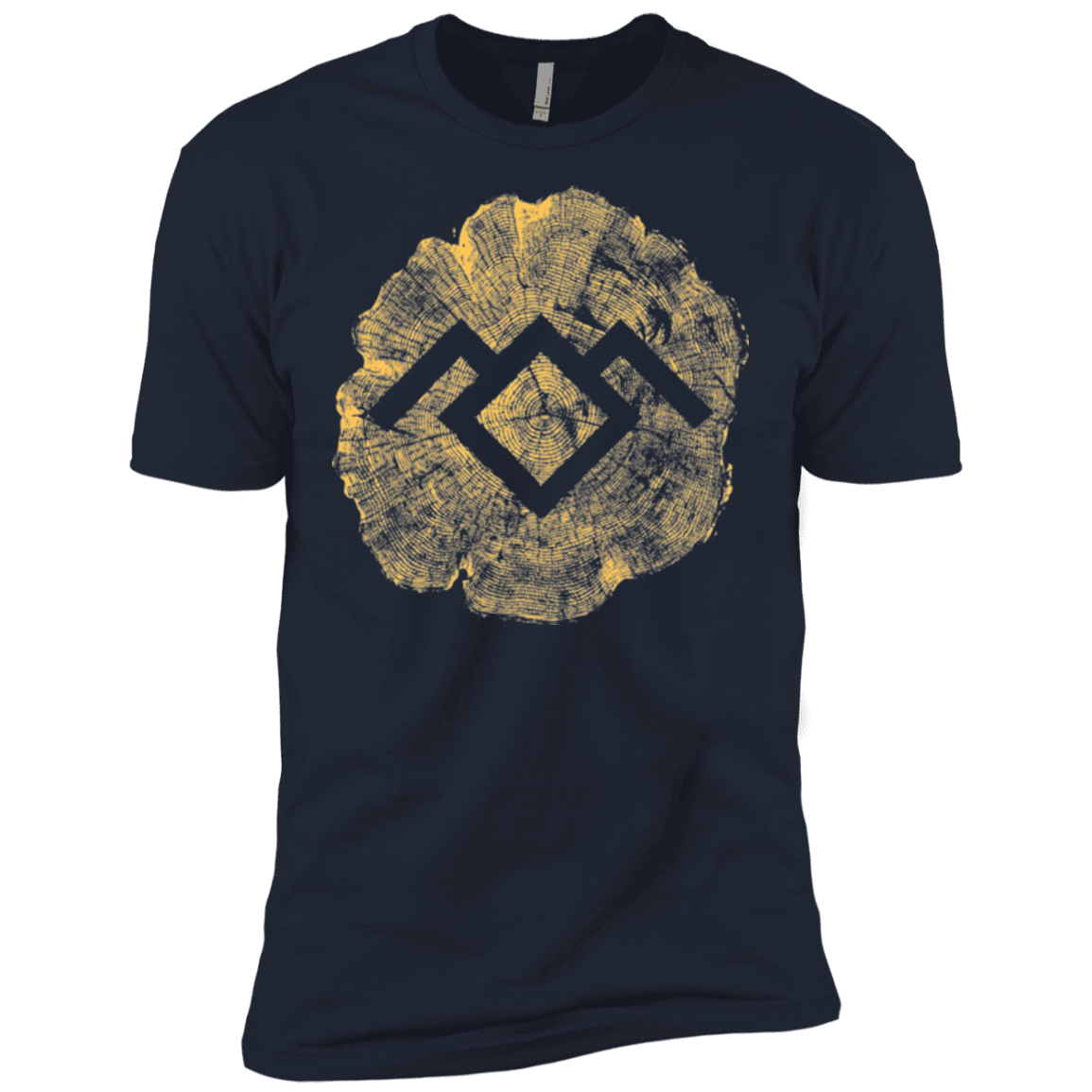 T-Shirts Midnight Navy / X-Small TWIN PEAKS LOG Men's Premium T-Shirt