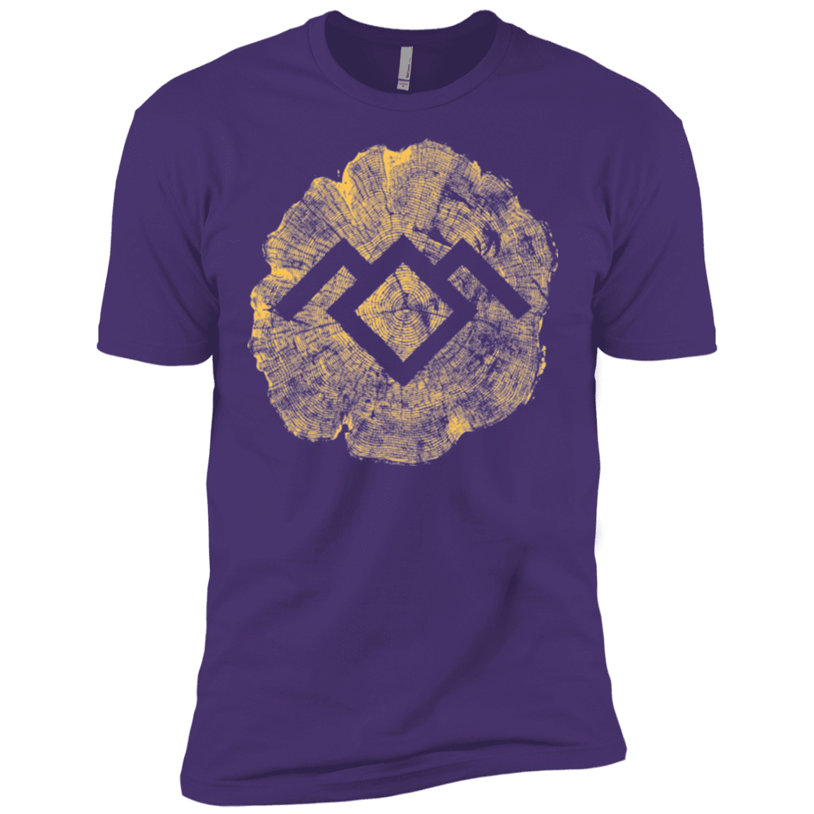 T-Shirts Purple / X-Small TWIN PEAKS LOG Men's Premium T-Shirt