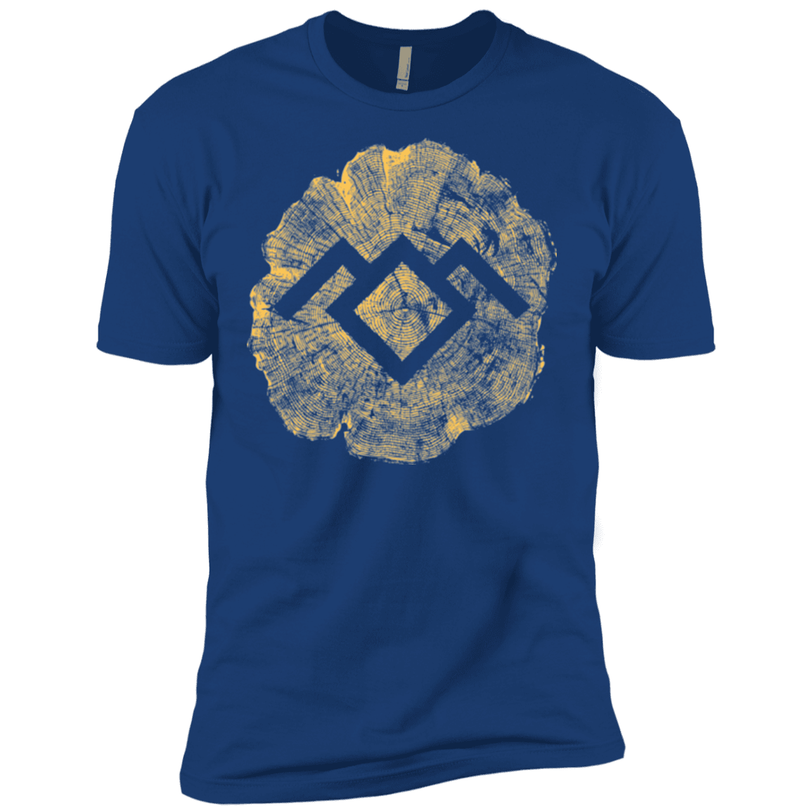 T-Shirts Royal / X-Small TWIN PEAKS LOG Men's Premium T-Shirt