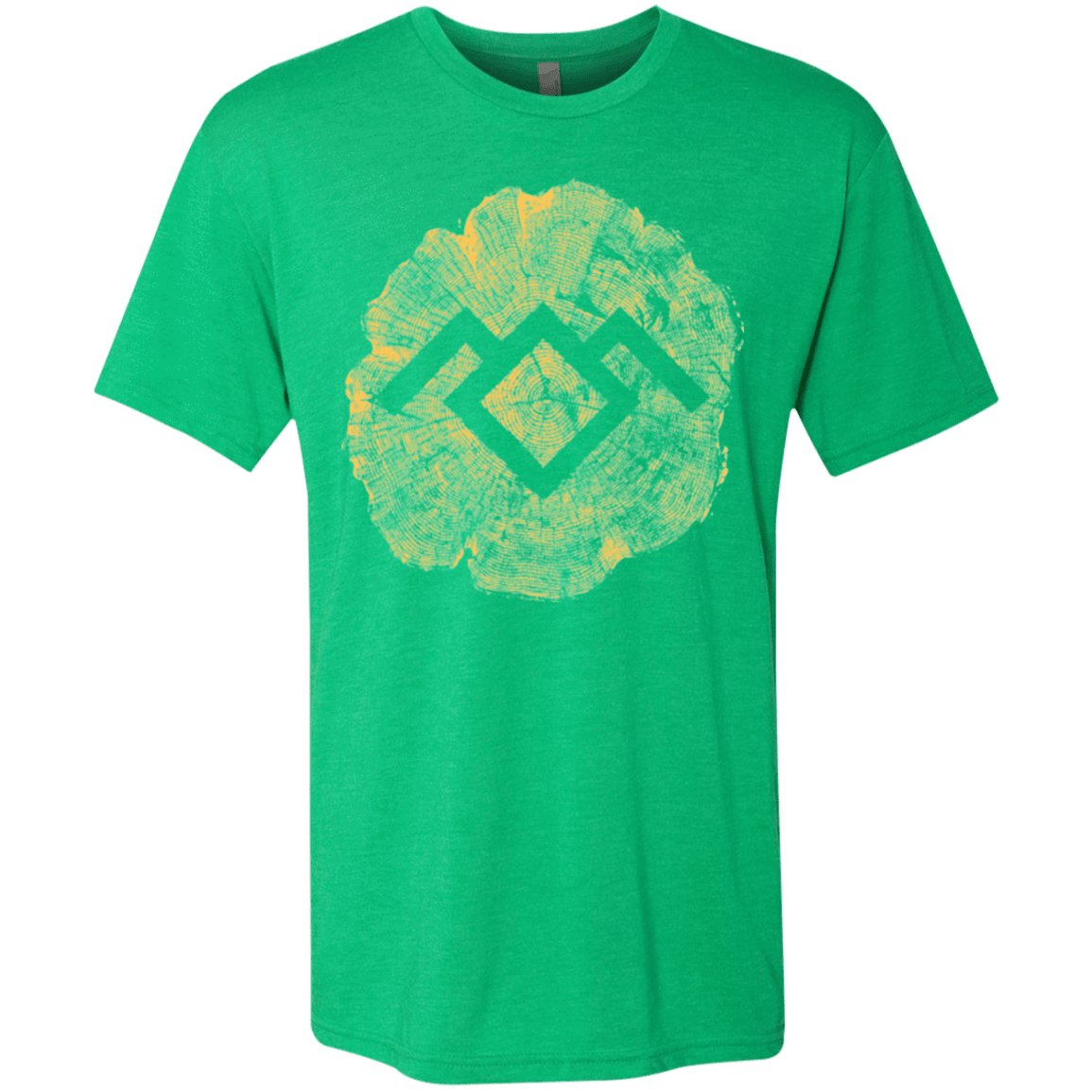 T-Shirts Envy / Small TWIN PEAKS LOG Men's Triblend T-Shirt