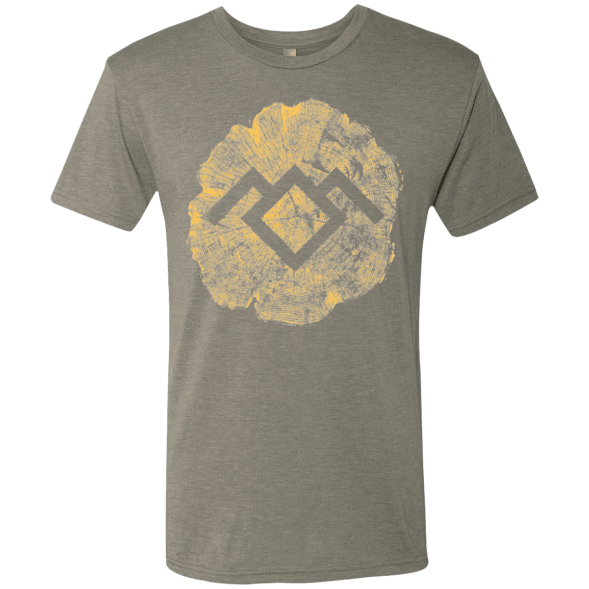 T-Shirts Venetian Grey / Small TWIN PEAKS LOG Men's Triblend T-Shirt