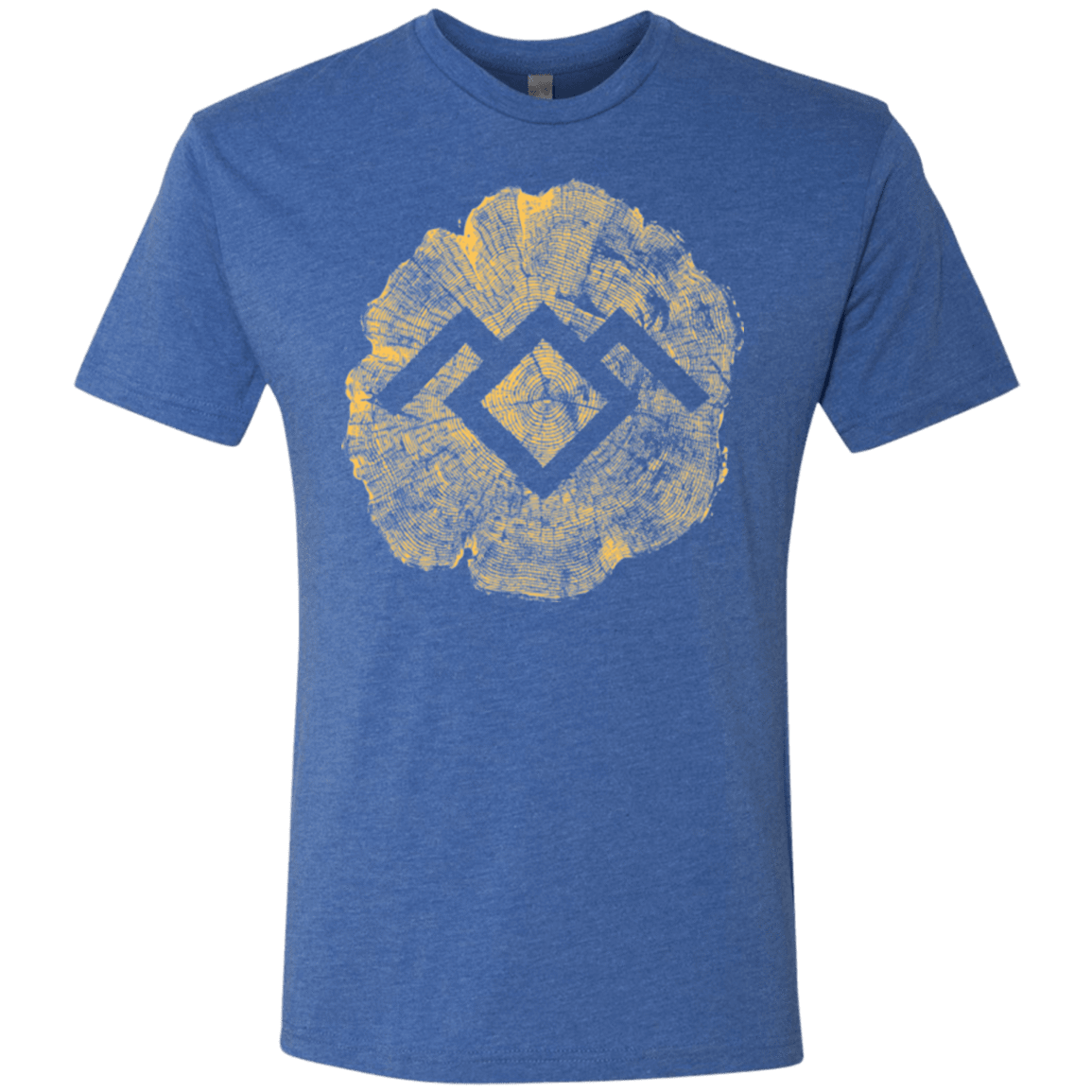 T-Shirts Vintage Royal / Small TWIN PEAKS LOG Men's Triblend T-Shirt