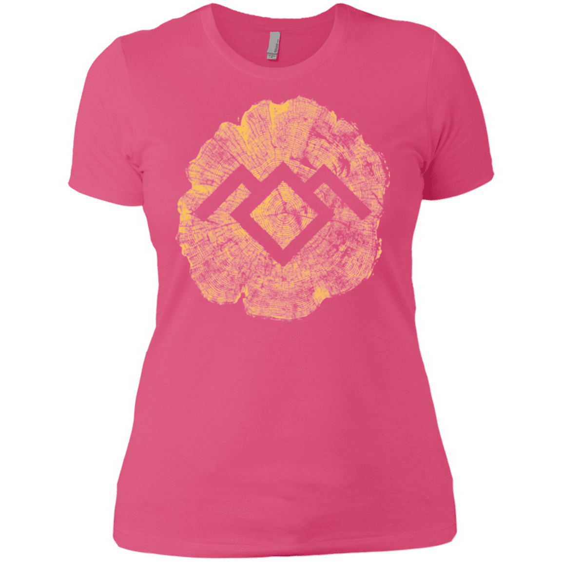 T-Shirts Hot Pink / X-Small TWIN PEAKS LOG Women's Premium T-Shirt