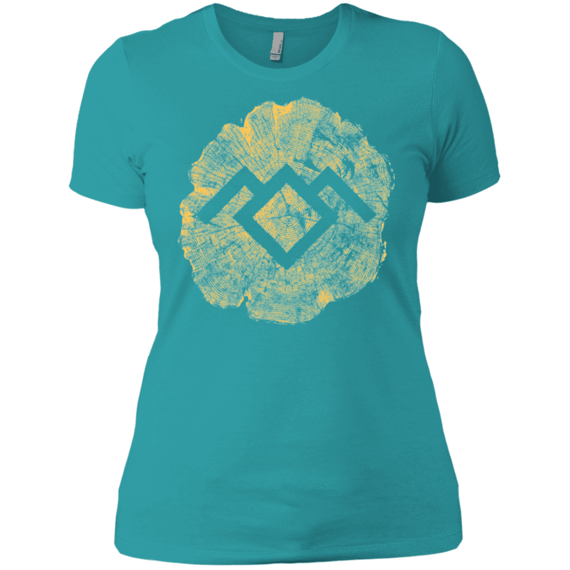 T-Shirts Tahiti Blue / X-Small TWIN PEAKS LOG Women's Premium T-Shirt