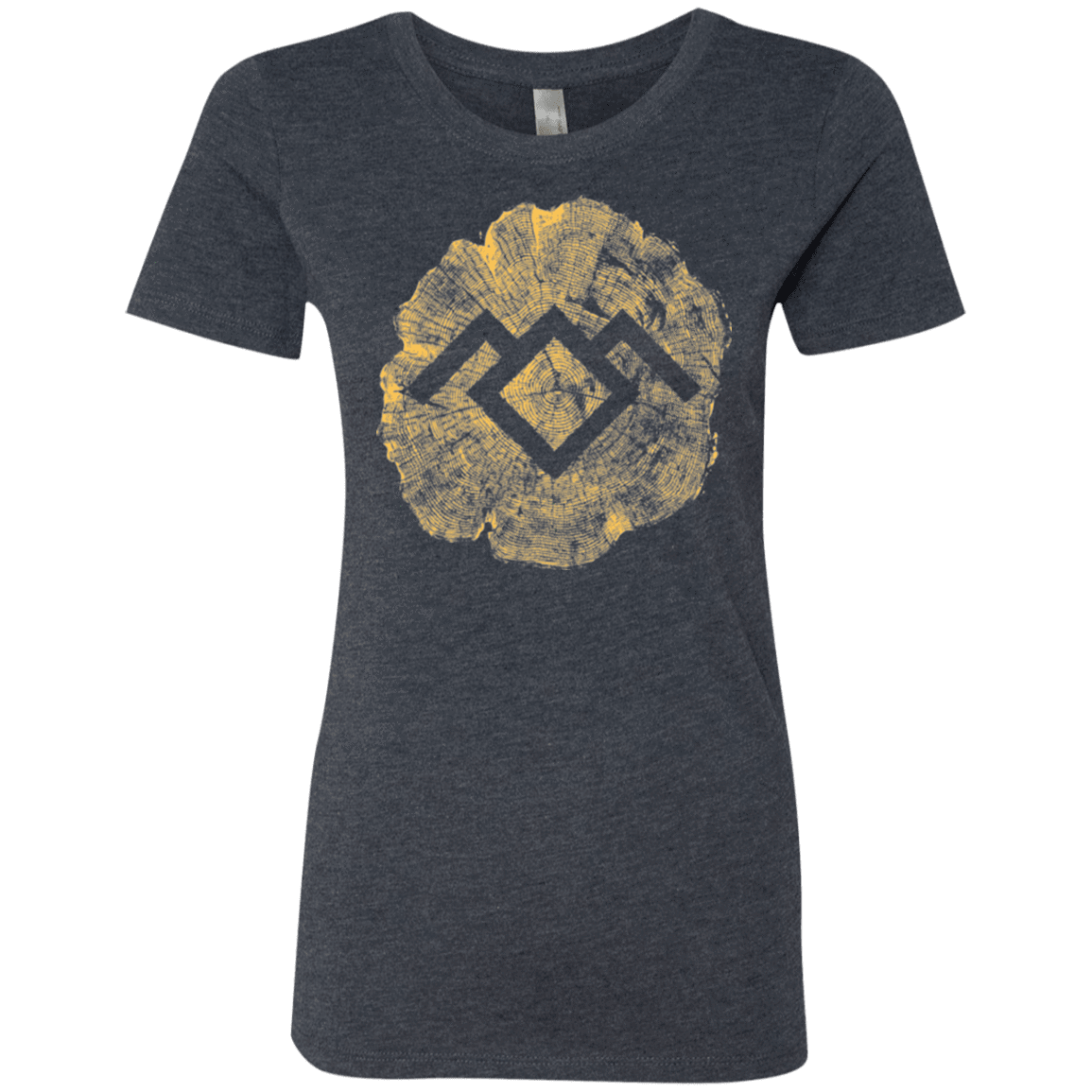 T-Shirts Vintage Navy / Small TWIN PEAKS LOG Women's Triblend T-Shirt
