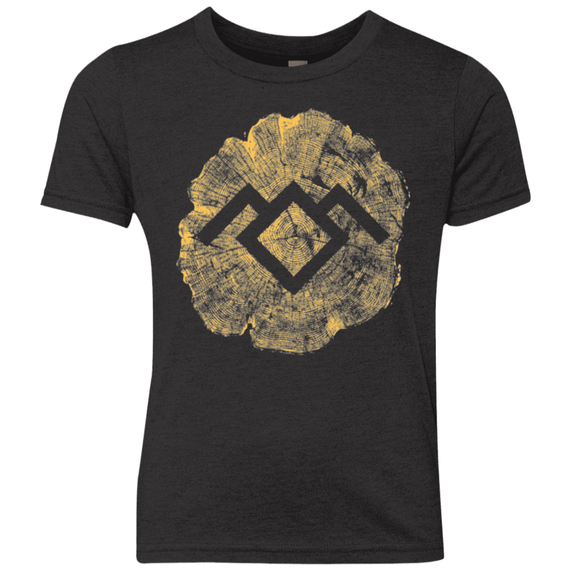 T-Shirts Vintage Black / YXS TWIN PEAKS LOG Youth Triblend T-Shirt