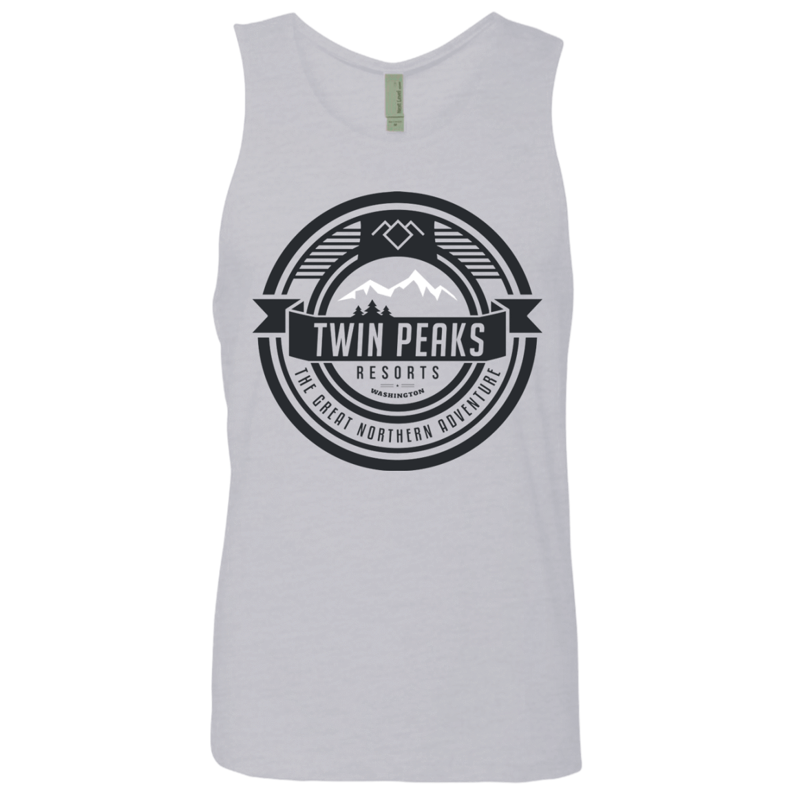T-Shirts Heather Grey / Small Twin Peaks Resorts Men's Premium Tank Top