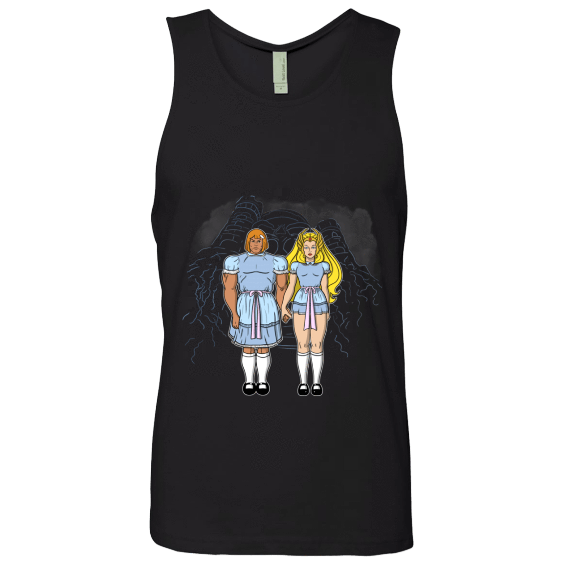 T-Shirts Black / S Twin Shining Men's Premium Tank Top