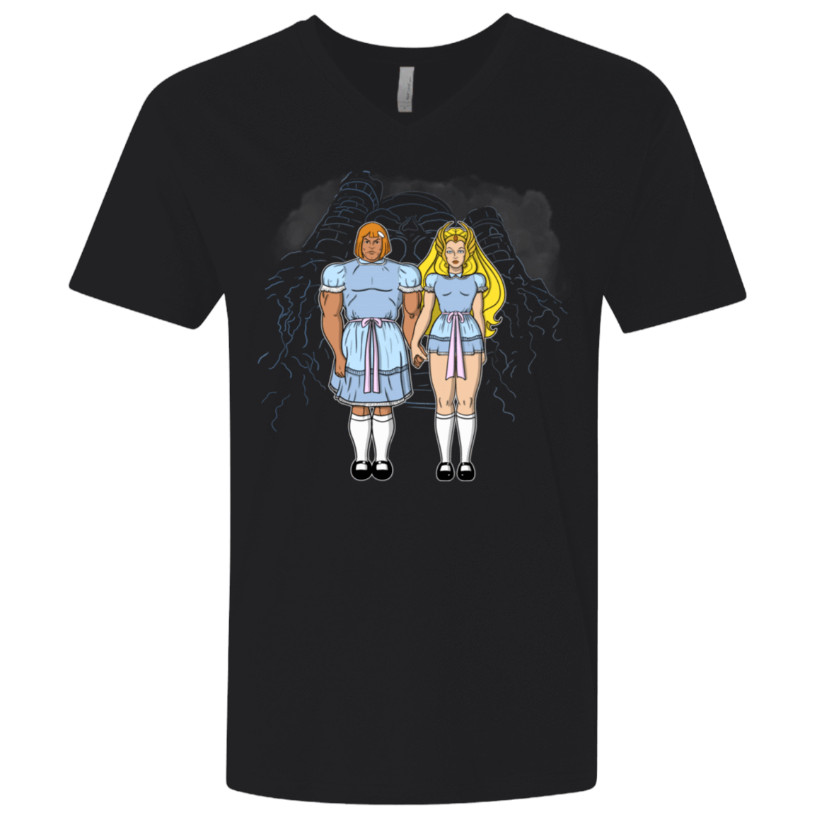 T-Shirts Black / X-Small Twin Shining Men's Premium V-Neck