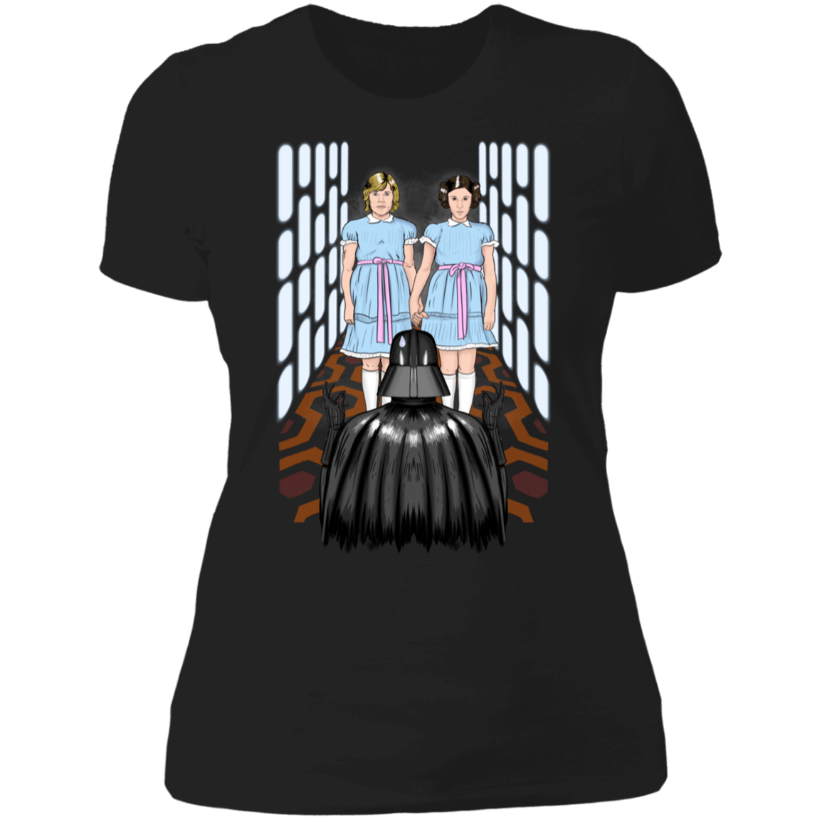 T-Shirts Black / X-Small Twins Of Galaxy Women's Premium T-Shirt