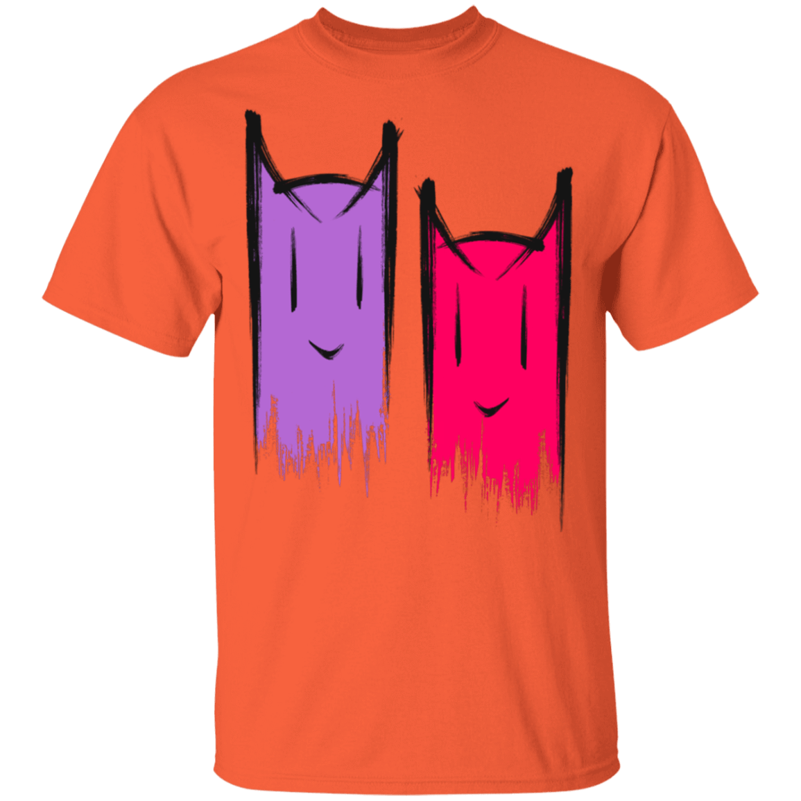 T-Shirts Orange / YXS Two Crazy Cats Youth T-Shirt