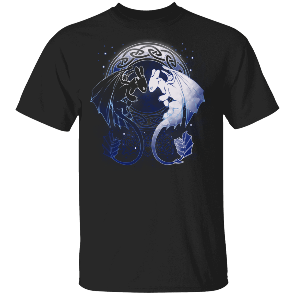 T-Shirts Black / S Two Dragons T-Shirt