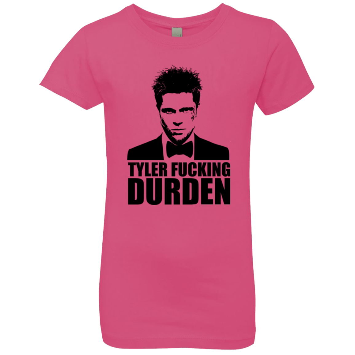 T-Shirts Hot Pink / YXS Tyler Fucking Durden Girls Premium T-Shirt