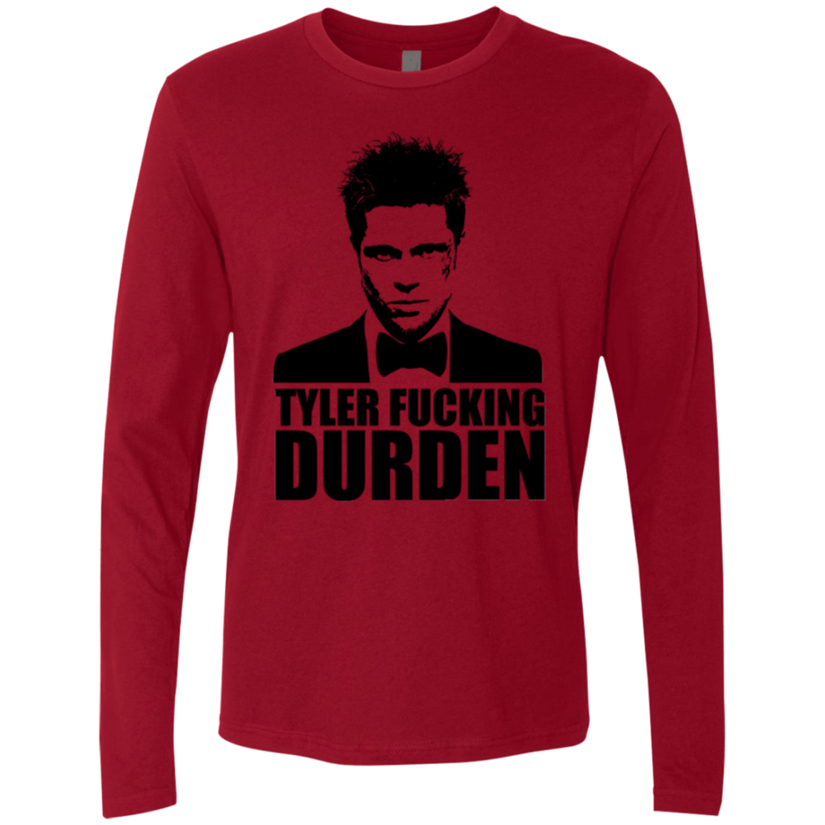 T-Shirts Cardinal / Small Tyler Fucking Durden Men's Premium Long Sleeve