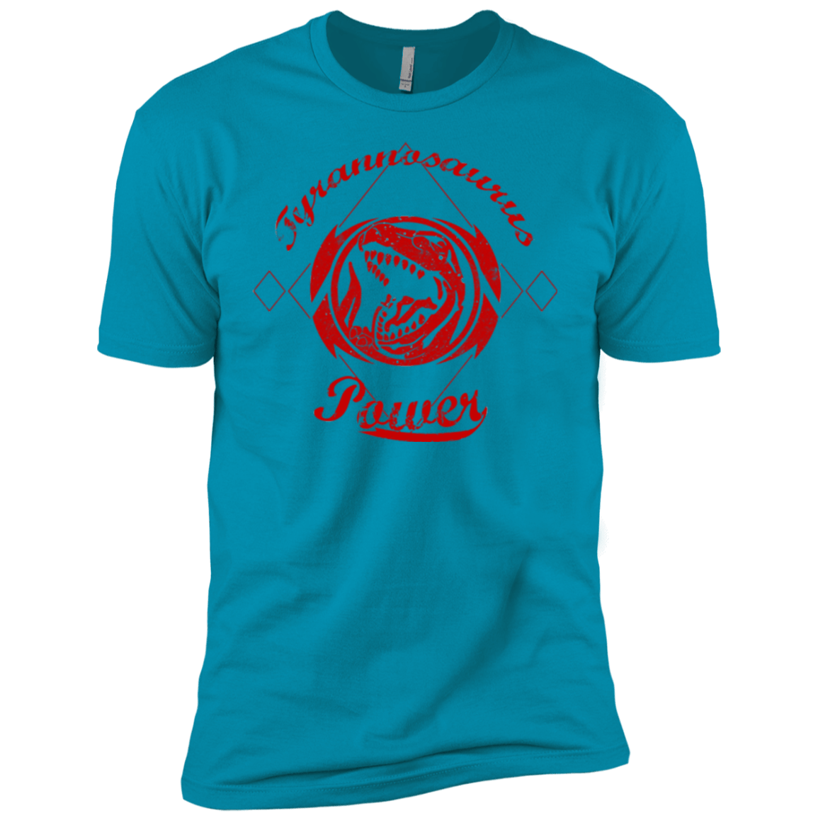 T-Shirts Turquoise / YXS Tyrannosaurus Boys Premium T-Shirt