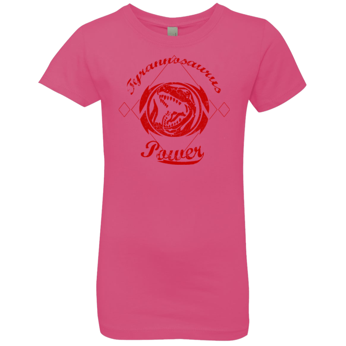 T-Shirts Hot Pink / YXS Tyrannosaurus Girls Premium T-Shirt