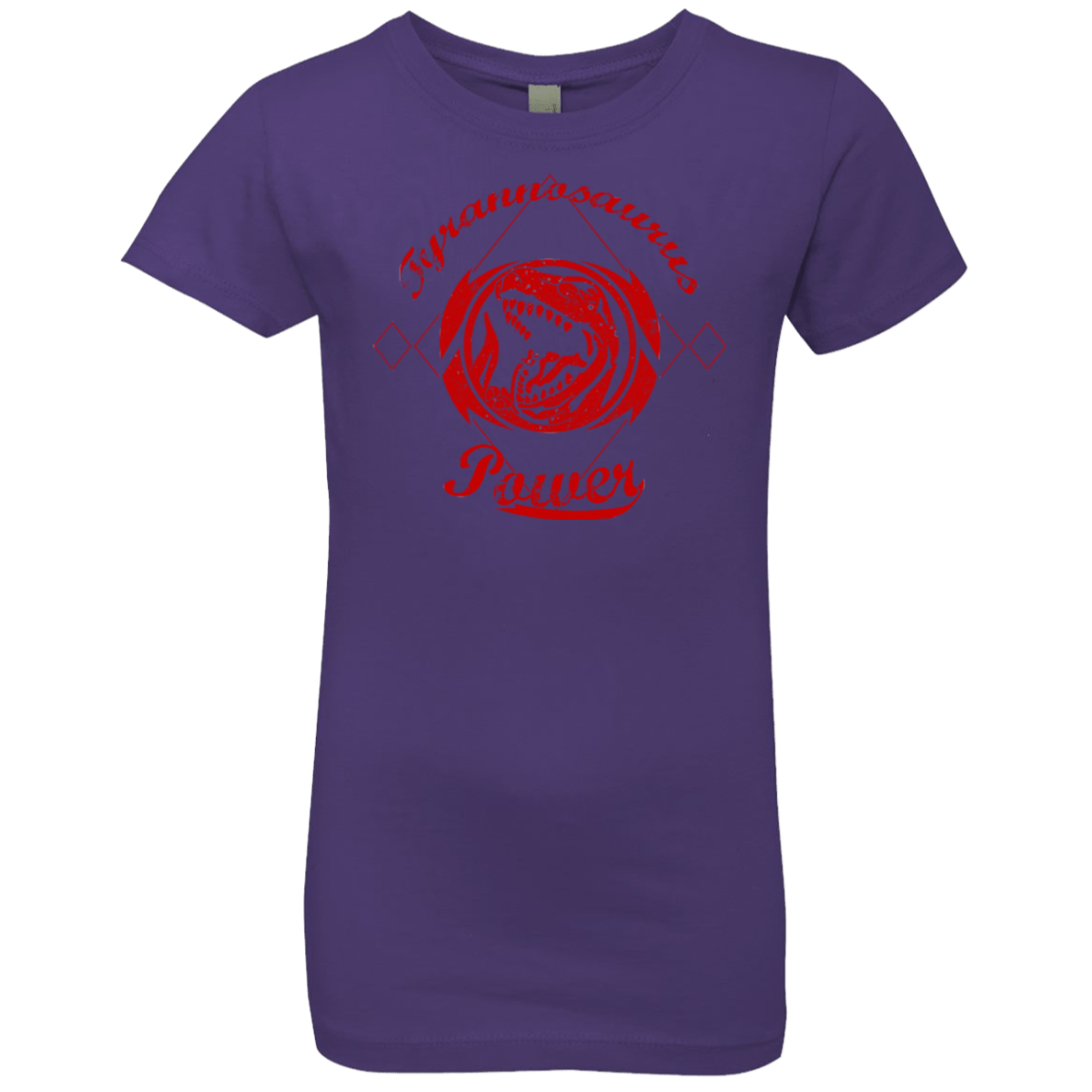 T-Shirts Purple Rush / YXS Tyrannosaurus Girls Premium T-Shirt