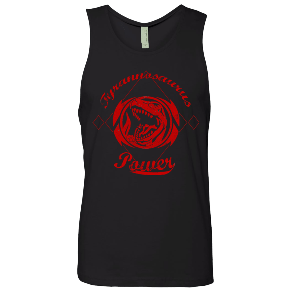 T-Shirts Black / Small Tyrannosaurus Men's Premium Tank Top