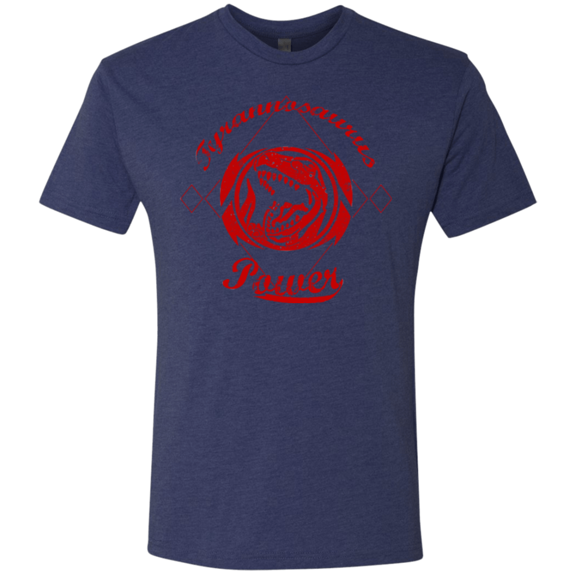 T-Shirts Vintage Navy / Small Tyrannosaurus Men's Triblend T-Shirt