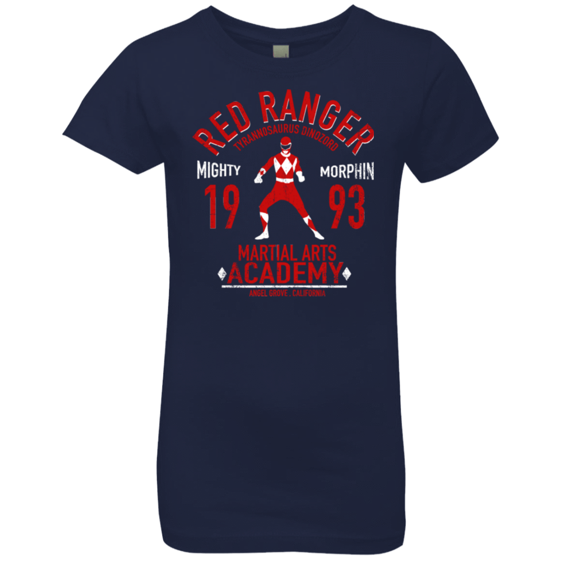 T-Shirts Midnight Navy / YXS Tyrannosaurus Ranger (1) Girls Premium T-Shirt