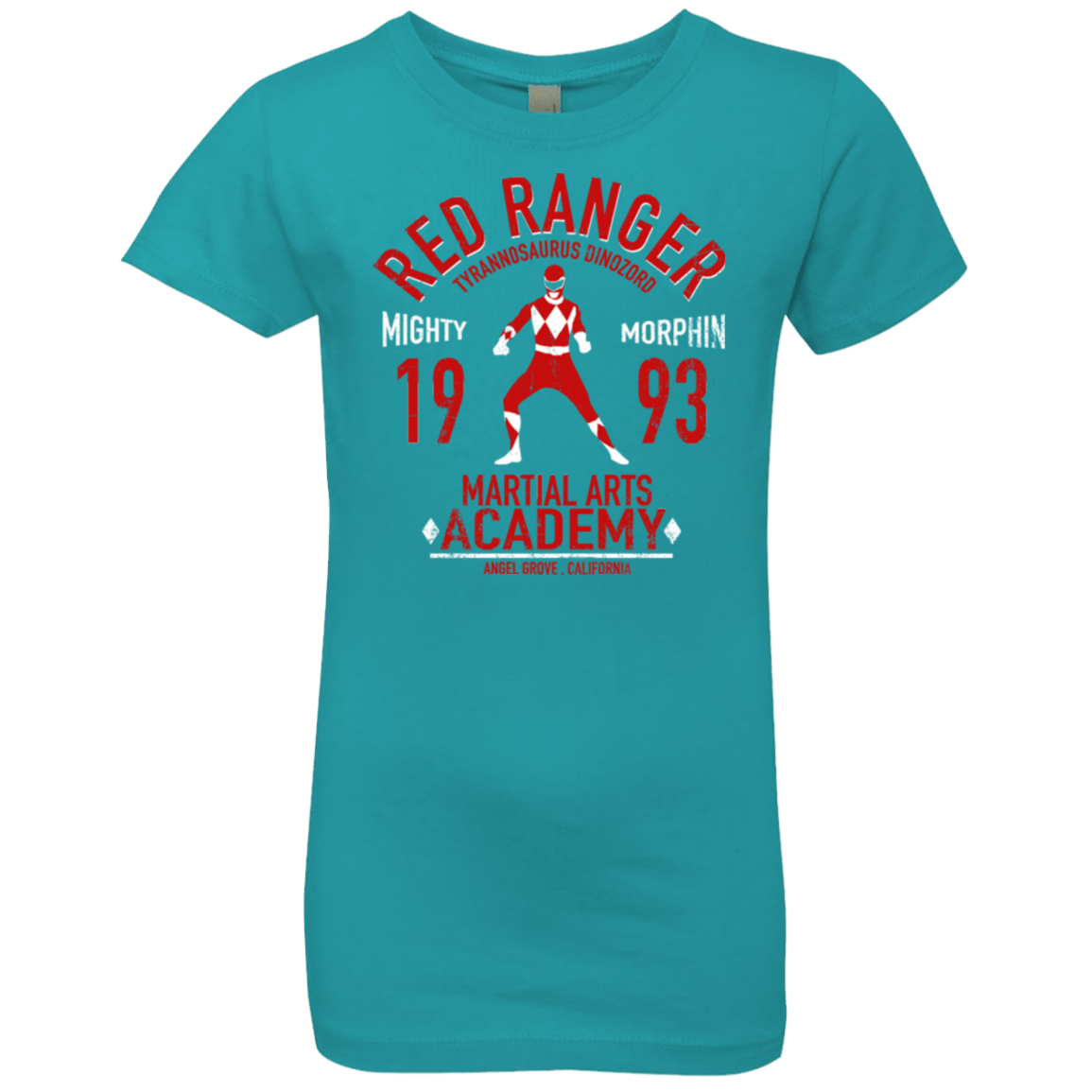 T-Shirts Tahiti Blue / YXS Tyrannosaurus Ranger (1) Girls Premium T-Shirt