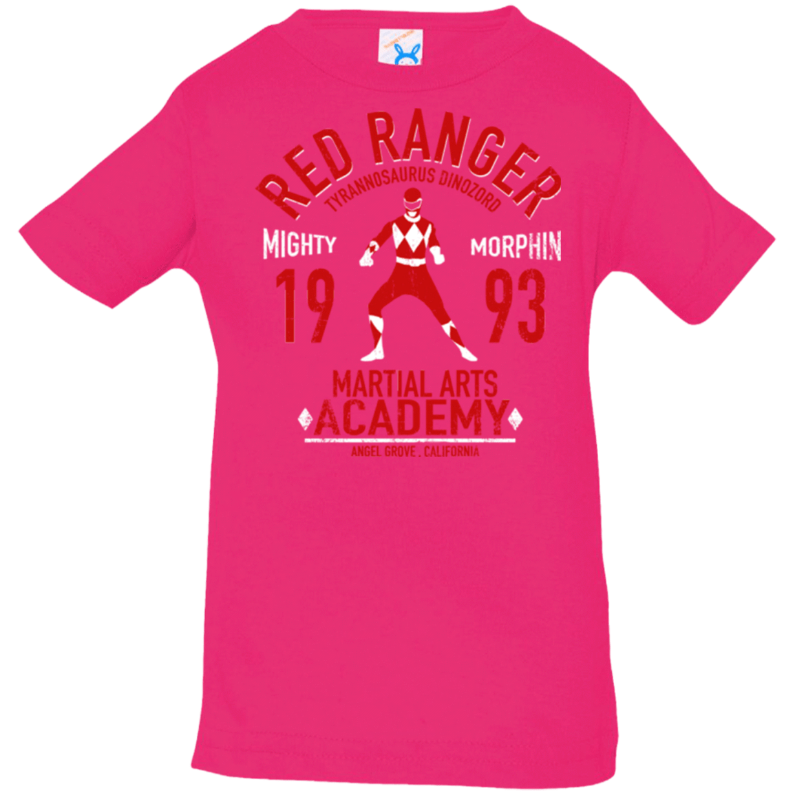 T-Shirts Hot Pink / 6 Months Tyrannosaurus Ranger (1) Infant Premium T-Shirt