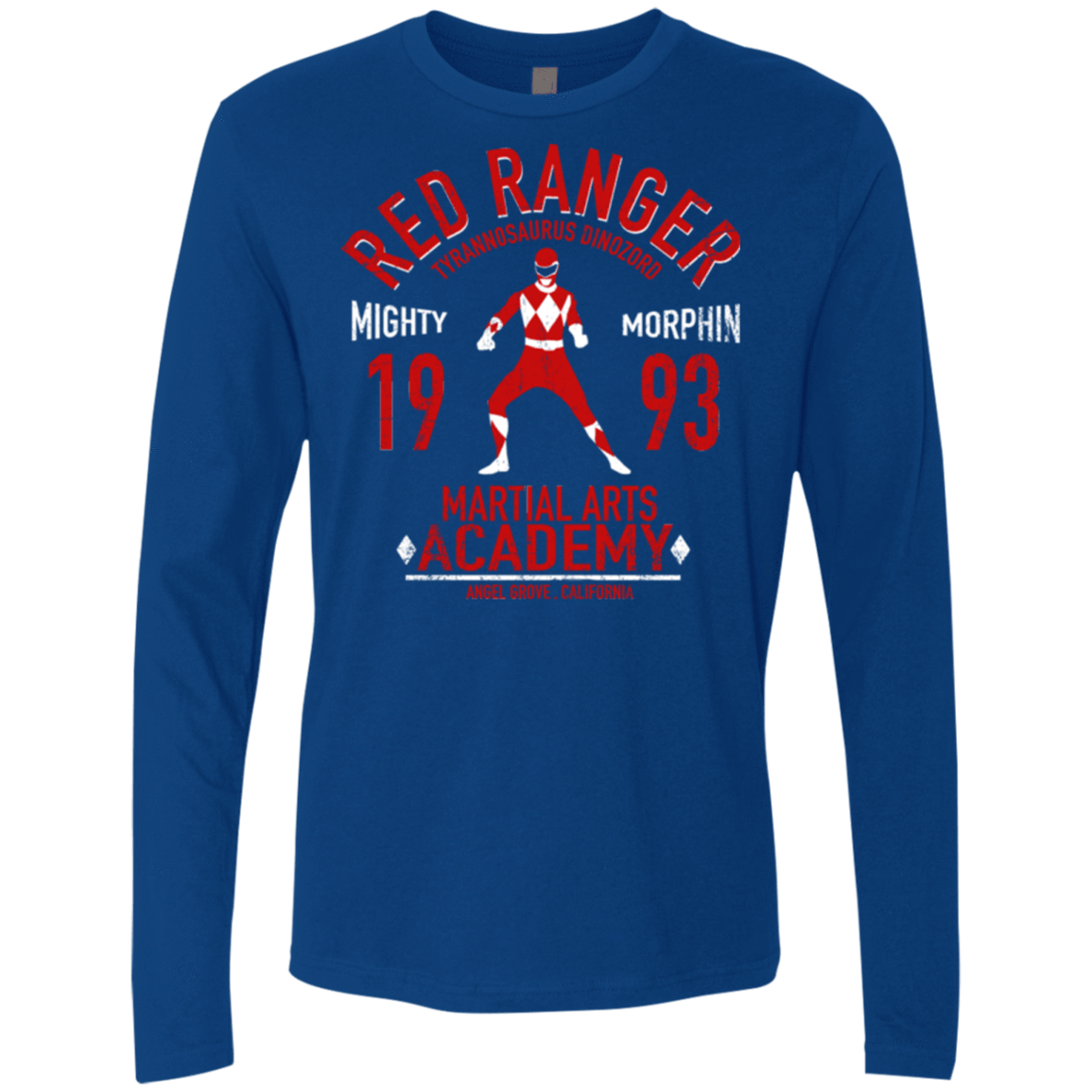 T-Shirts Royal / Small Tyrannosaurus Ranger (1) Men's Premium Long Sleeve