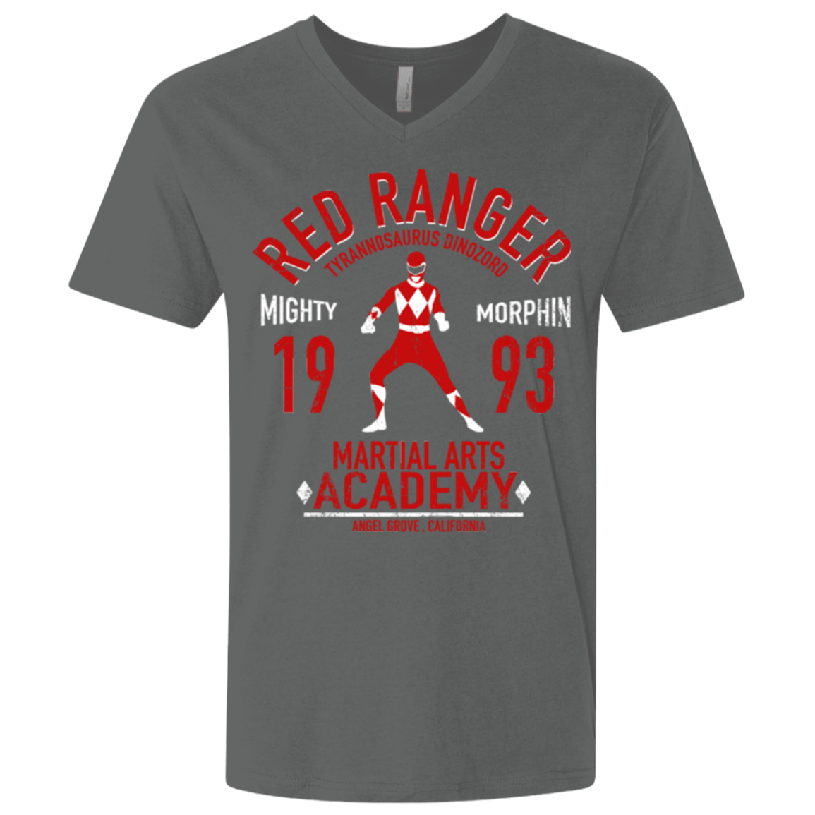 T-Shirts Heavy Metal / X-Small Tyrannosaurus Ranger (1) Men's Premium V-Neck