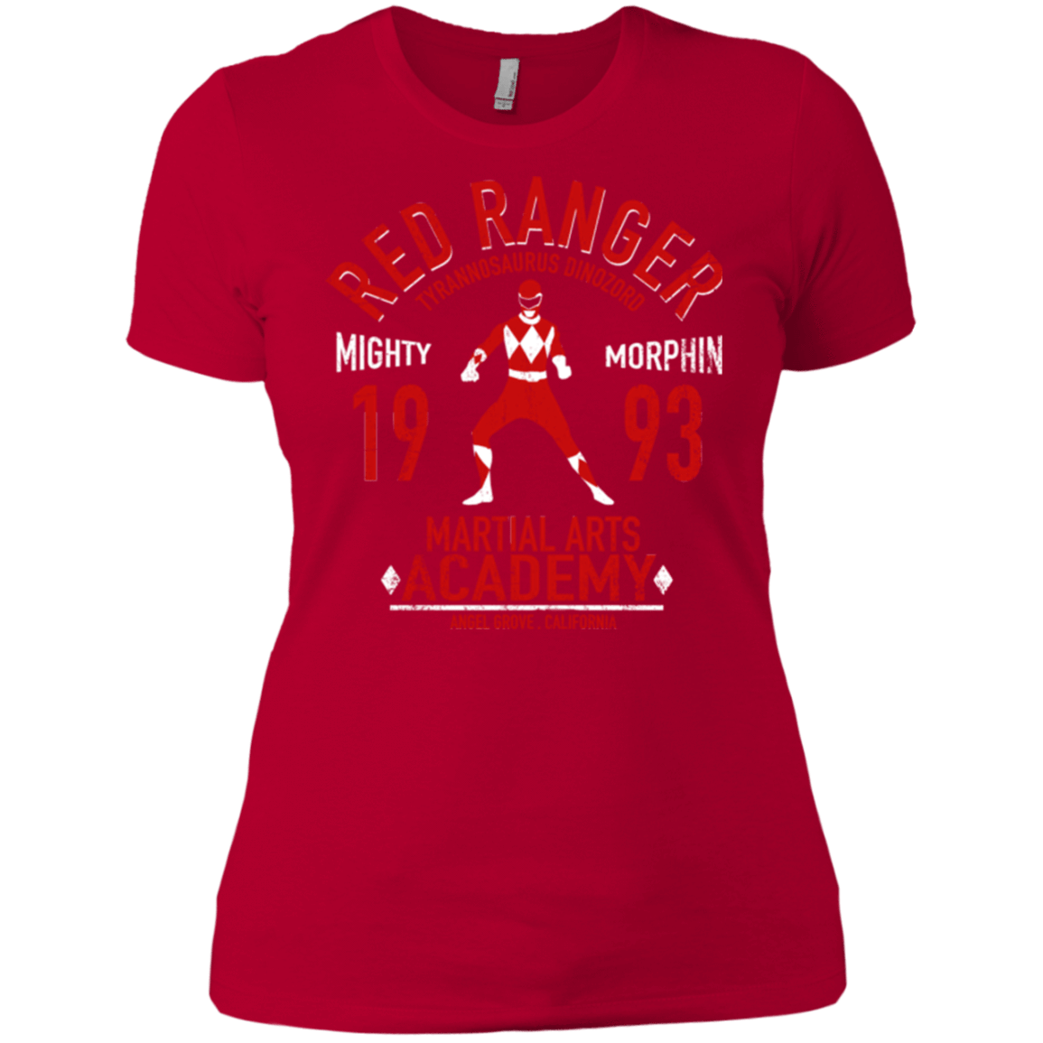 T-Shirts Red / X-Small Tyrannosaurus Ranger (1) Women's Premium T-Shirt