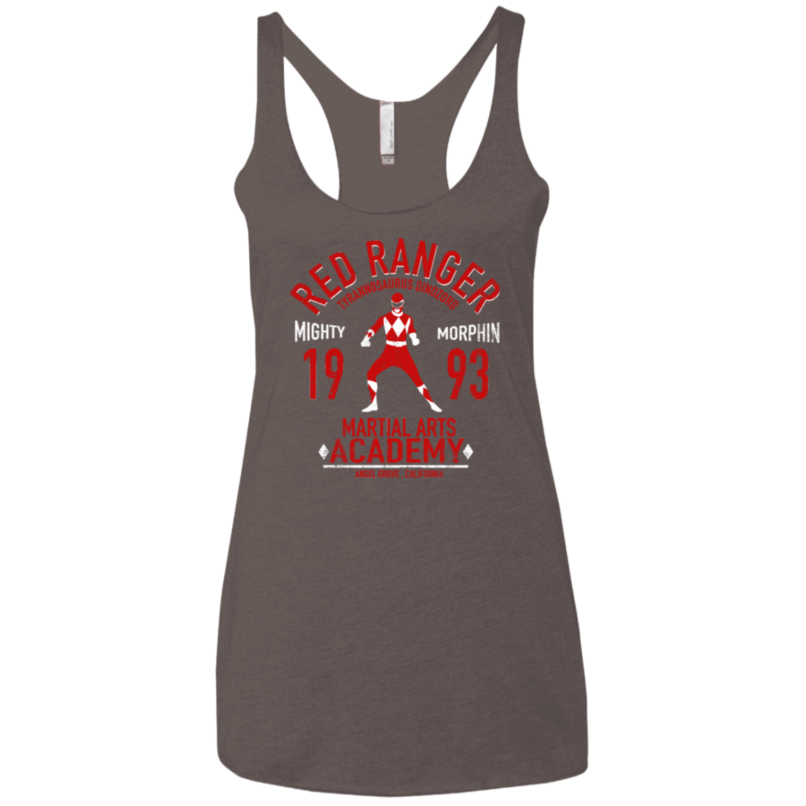 T-Shirts Macchiato / X-Small Tyrannosaurus Ranger (1) Women's Triblend Racerback Tank