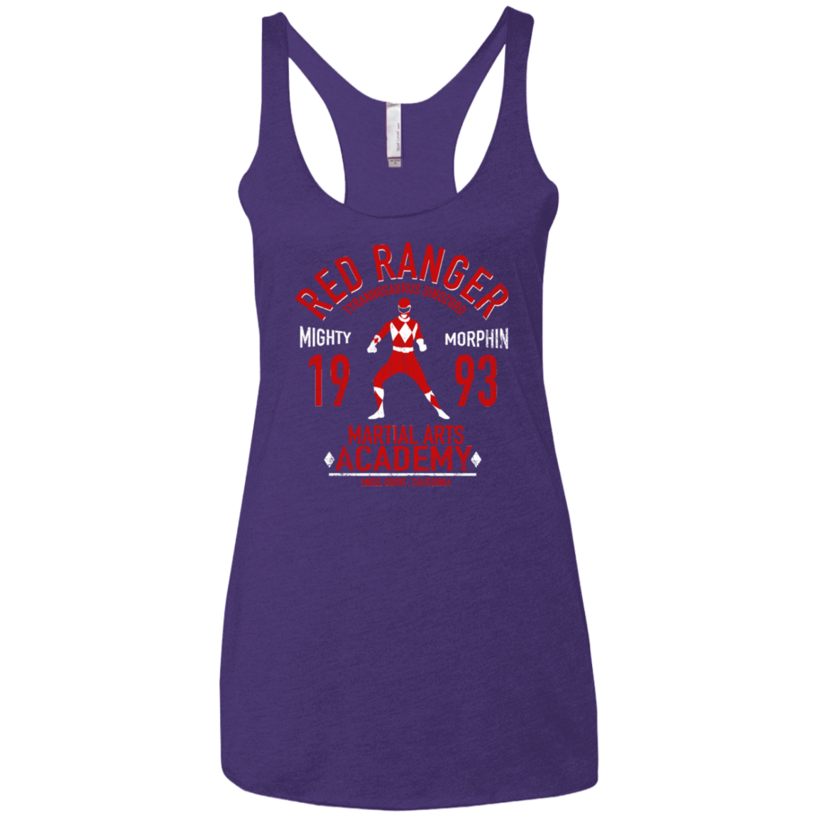 T-Shirts Purple / X-Small Tyrannosaurus Ranger (1) Women's Triblend Racerback Tank