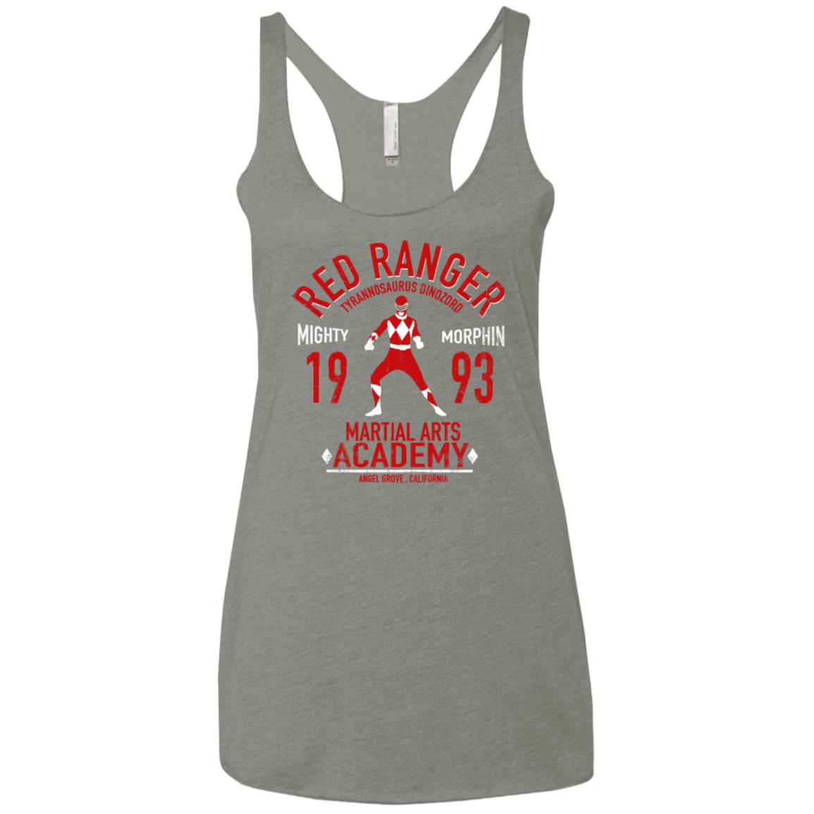 T-Shirts Venetian Grey / X-Small Tyrannosaurus Ranger (1) Women's Triblend Racerback Tank