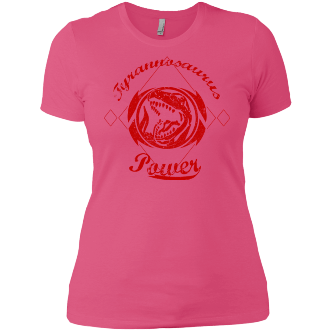 T-Shirts Hot Pink / X-Small Tyrannosaurus Women's Premium T-Shirt