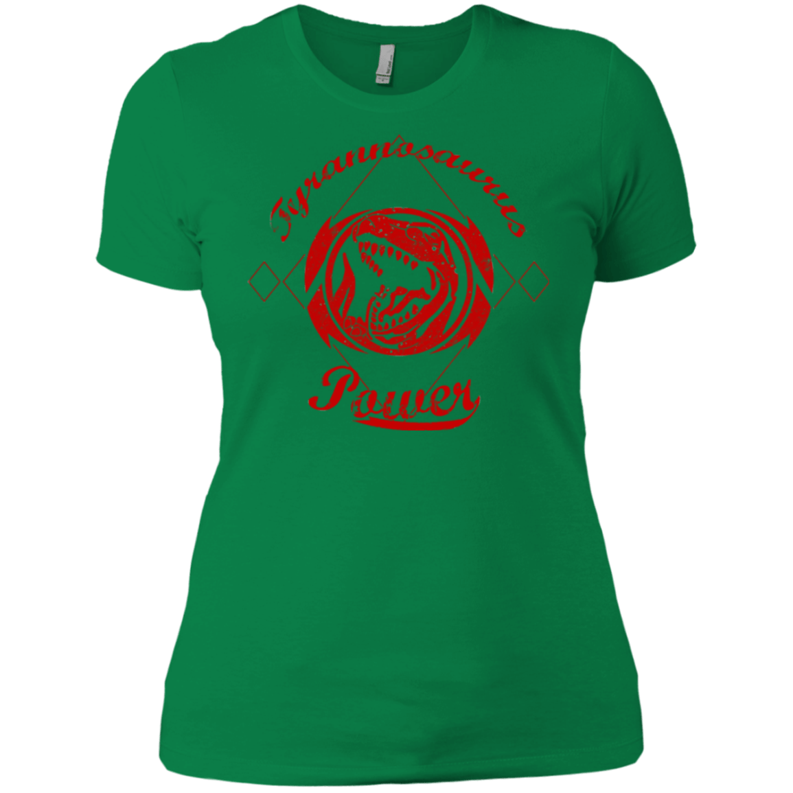 T-Shirts Kelly Green / X-Small Tyrannosaurus Women's Premium T-Shirt
